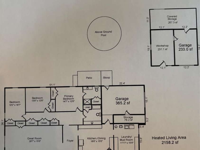 1061 Old Peachland Road, Marshville, NC 28103.  MLS# CAR4284418, YatesRealty ID 32509. 
