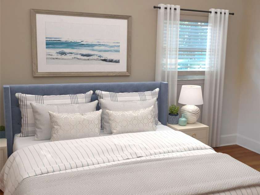 1740 Lansdale Drive, Charlotte, NC 28205.  MLS# CAR4263838, YatesRealty ID 32517. Primary BedroomDigitally Staged