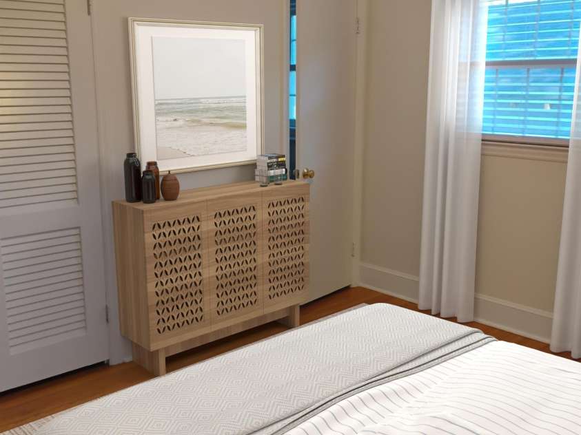 1740 Lansdale Drive, Charlotte, NC 28205.  MLS# CAR4263838, YatesRealty ID 32517. Primary BedroomDigitally Staged