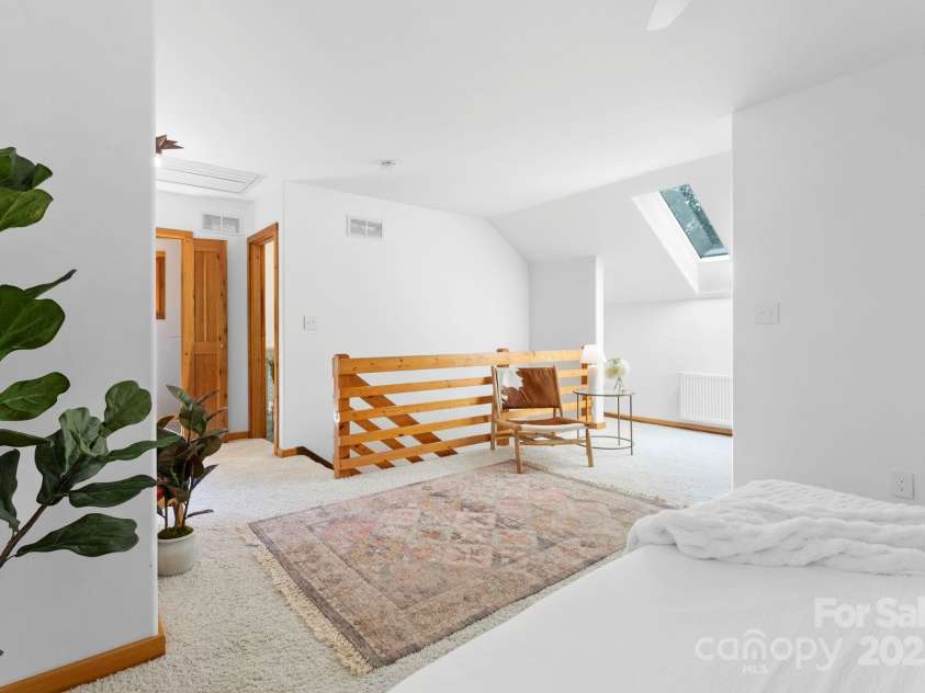 48 Black Oak Forest Road, Fairview, NC 28730.  MLS# CAR4275756, YatesRealty ID 32522. Primary Ensuite w/ Southern Winter Views