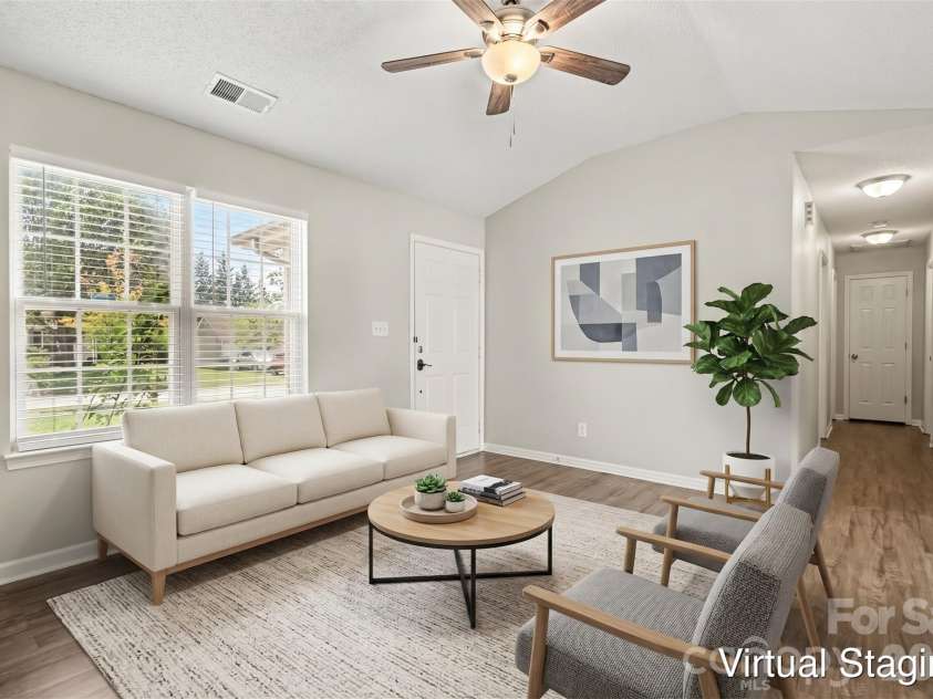 9937 Austin Samuel Place, Charlotte, NC 28214.  MLS# CAR4395056, YatesRealty ID 32525. Virtually staged