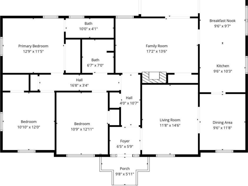 10919 Harrisburg Road, Fort Mill, SC 29707.  MLS# CAR4375751, YatesRealty ID 32526. Floor Plan
