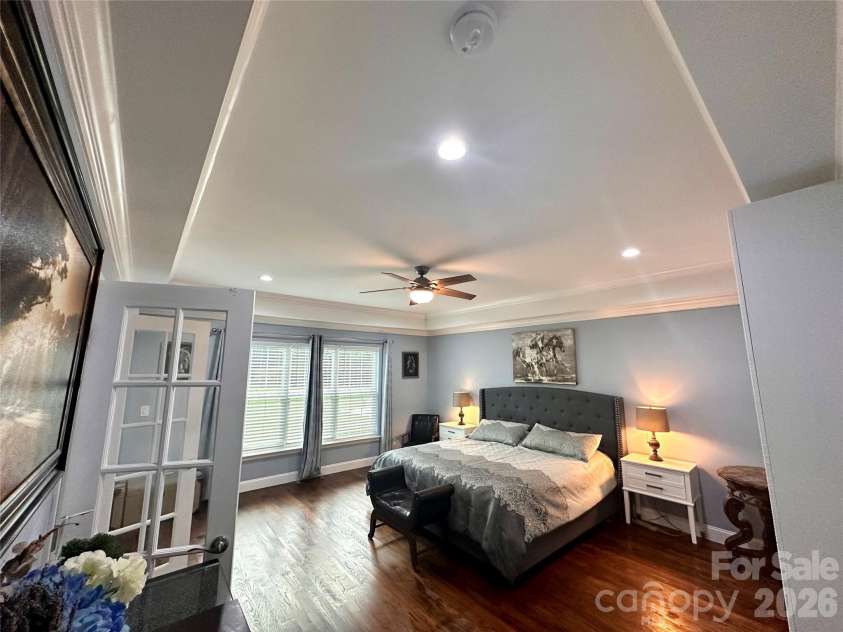 7302 Tesh Road, Monroe, NC 28110.  MLS# CAR4395848, YatesRealty ID 32533. Master bedroom