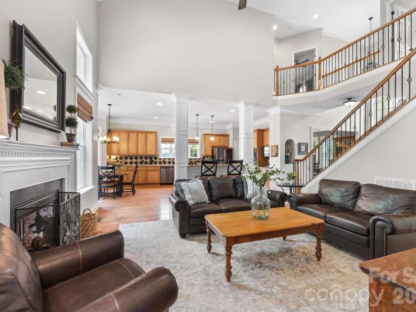 780 Fairway Point Drive, Tega Cay, SC 29708.  MLS# CAR4384591, YatesRealty ID 32536. Gas Fireplace