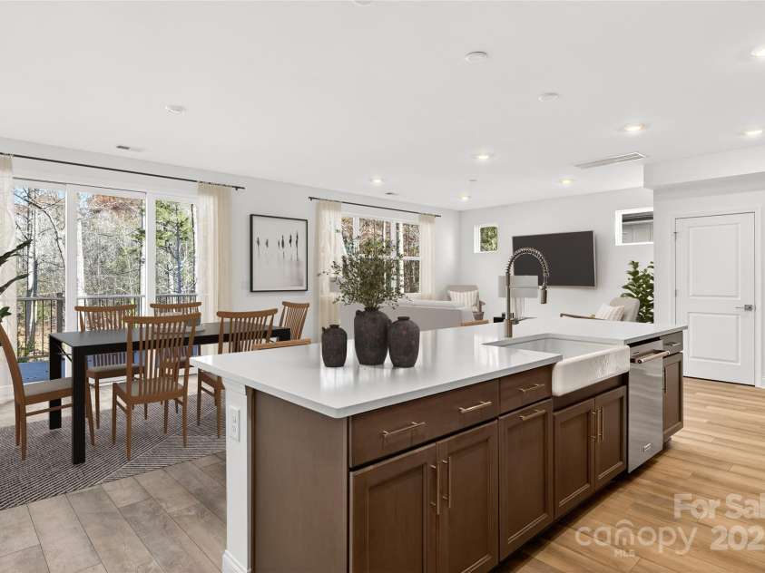 520 Zinc Drive, Tega Cay, SC 29708.  MLS# CAR4325192, YatesRealty ID 3254. Virtually Staged Kitchen/Dining