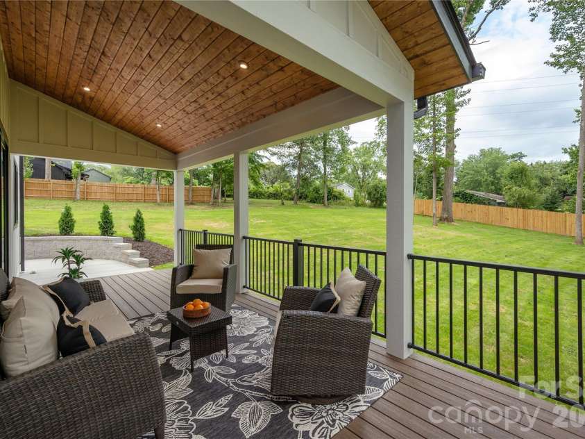 47 Scott Meadows Drive, Asheville, NC 28806.  MLS# CAR4390833, YatesRealty ID 32540. Covered Back Porch