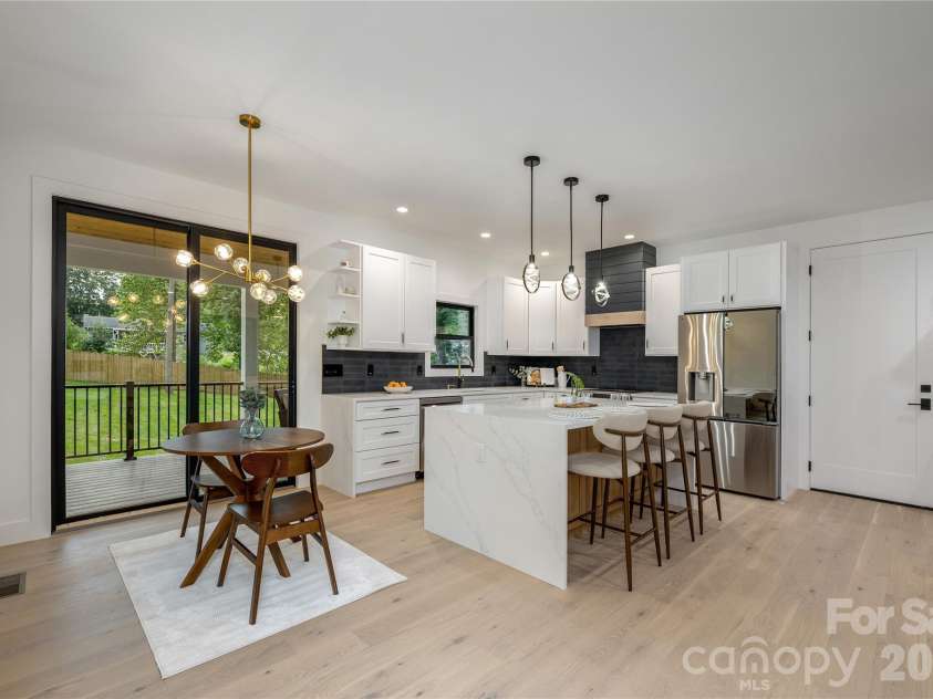47 Scott Meadows Drive, Asheville, NC 28806.  MLS# CAR4390833, YatesRealty ID 32540. Kitchen and Dining