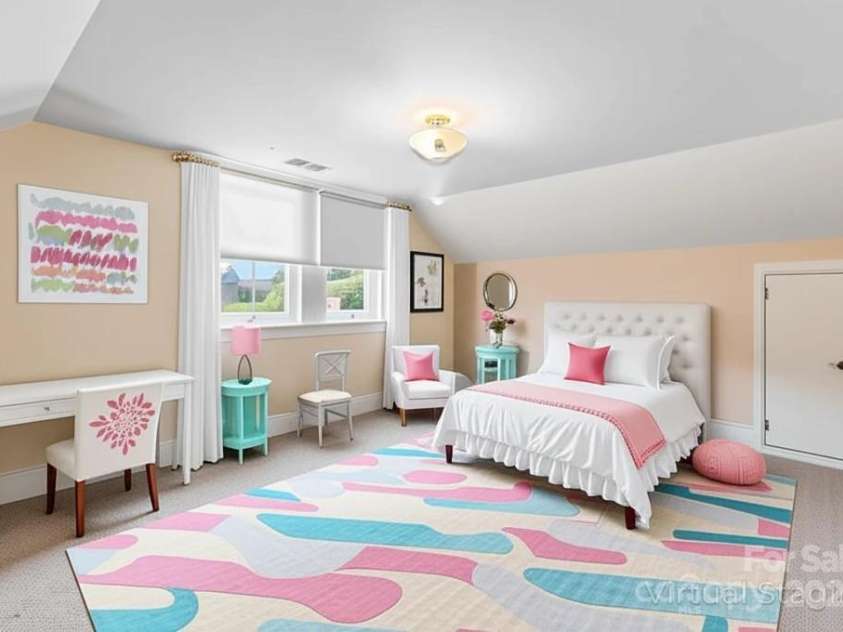 2407 Main Street, Kannapolis, NC 28081.  MLS# CAR4288336, YatesRealty ID 32559. **VIRSTUAL STAGING** OF UPSTAIRS BEDROOM 1