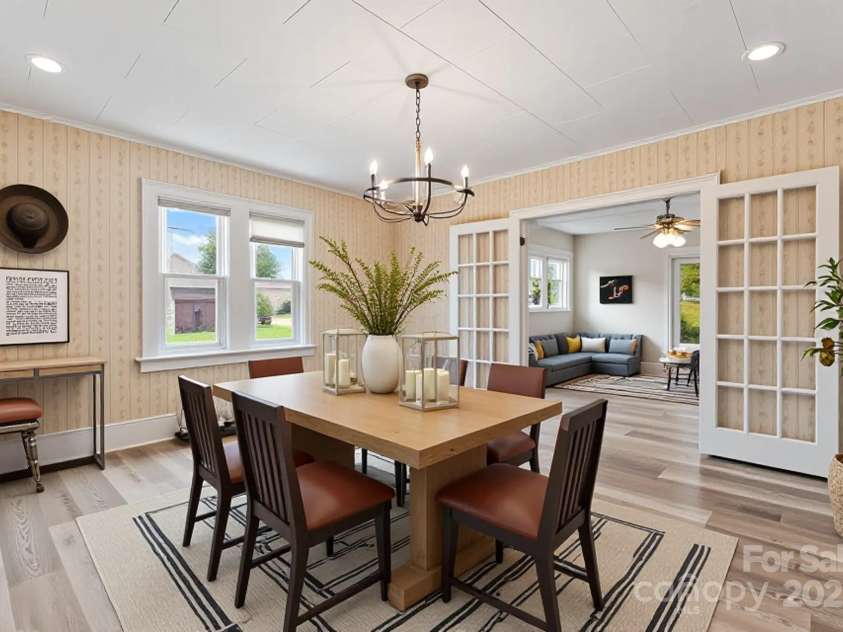 2407 Main Street, Kannapolis, NC 28081.  MLS# CAR4288336, YatesRealty ID 32559. **VIRTUAL STAGING** OF FORMAL DINING ROOM