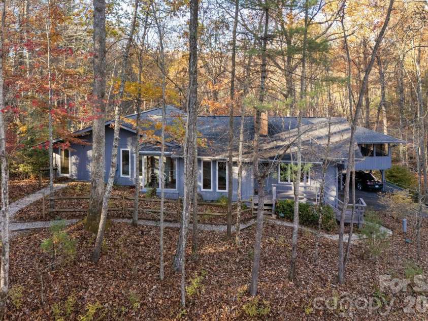 250 Butternut Lane, Brevard, NC 28712.  MLS# CAR4316894, YatesRealty ID 3256. Front of 250 Butternut Ln