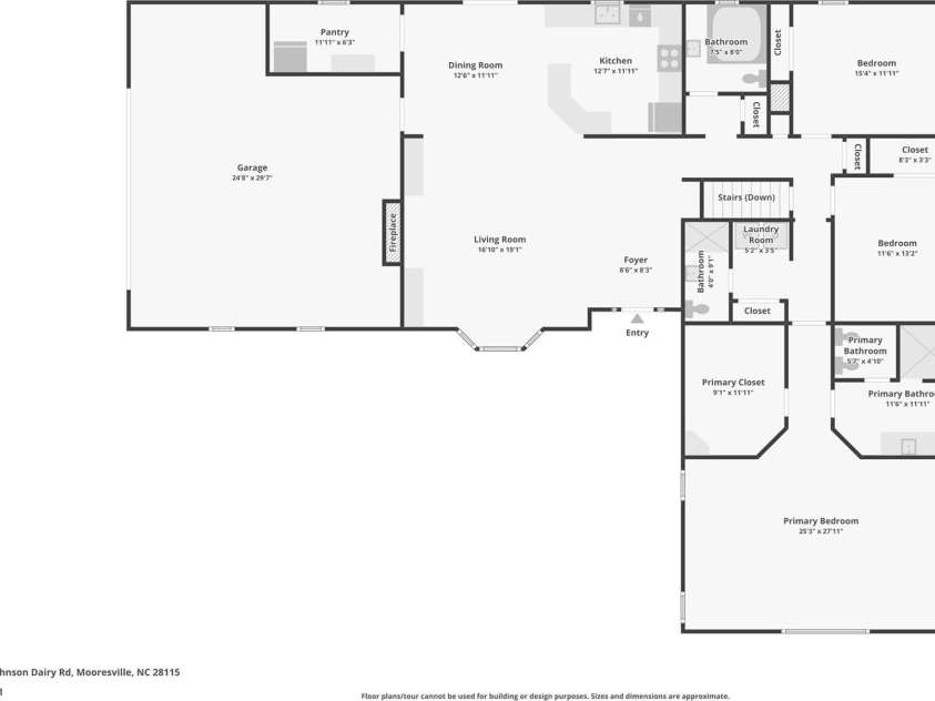327 Johnson Dairy Road, Mooresville, NC 28115.  MLS# CAR4318110, YatesRealty ID 32565. 