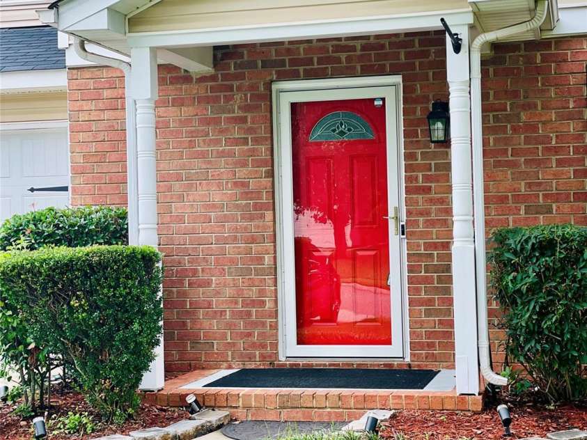 811 River Trail Road, Lowell, NC 28098.  MLS# CAR4289274, YatesRealty ID 32570. Custom front door