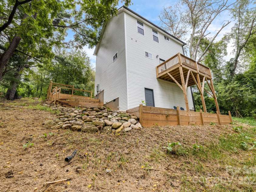 92 Moody Avenue, Candler, NC 28715.  MLS# CAR4291918, YatesRealty ID 32579. Back of Home