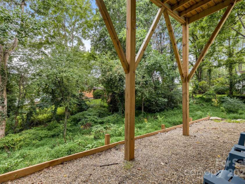 92 Moody Avenue, Candler, NC 28715.  MLS# CAR4291918, YatesRealty ID 32579. Back Yard