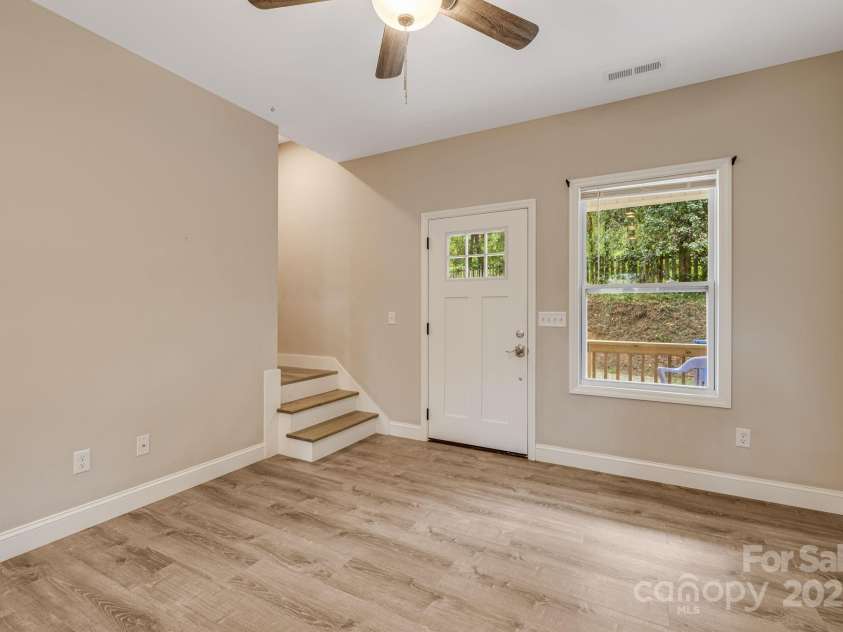 92 Moody Avenue, Candler, NC 28715.  MLS# CAR4291918, YatesRealty ID 32579. Living Room