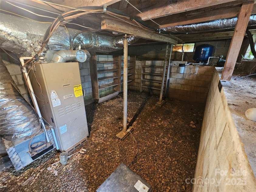 573 Uptons Landing Road, Marion, NC 28752.  MLS# CAR4278162, YatesRealty ID 3258. Basement
