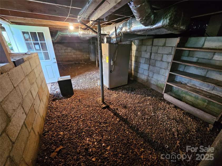 573 Uptons Landing Road, Marion, NC 28752.  MLS# CAR4278162, YatesRealty ID 3258. Basement