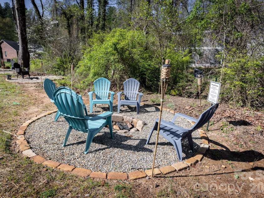 305 Jenna Clare Lane, Asheville, NC 28803.  MLS# CAR4396061, YatesRealty ID 32580. Fire Pit 
