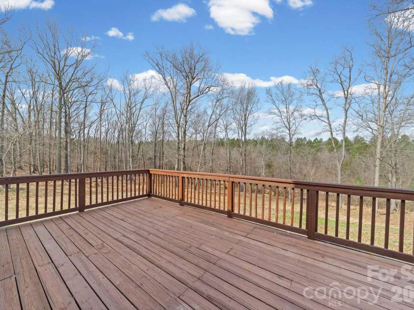 10962 Busbin Road, Mount Pleasant, NC 28124.  MLS# CAR4352597, YatesRealty ID 3260.  The view from your 12x18 deck overlooking the great outdoors.