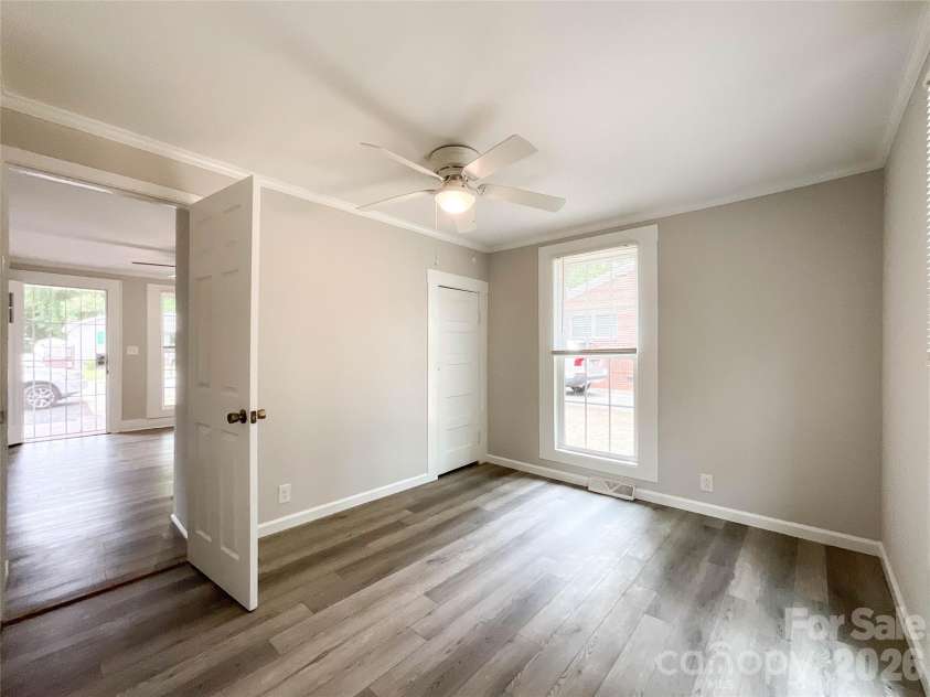 307 Leonard Avenue, Albemarle, NC 28001.  MLS# CAR4394621, YatesRealty ID 32605. Bedroom 1