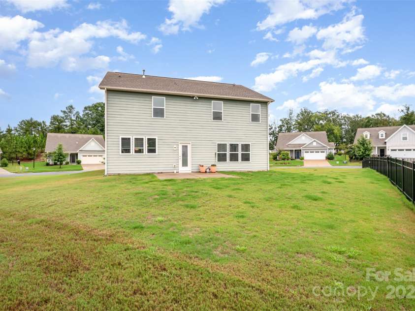 4630 Bent Green Lane, Monroe, NC 28112.  MLS# CAR4288648, YatesRealty ID 32608. Backyard