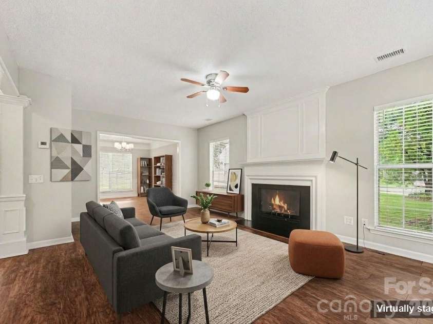 221 Aylesbury Lane, Indian Trail, NC 28079.  MLS# CAR4392784, YatesRealty ID 32611. Virtually Staged