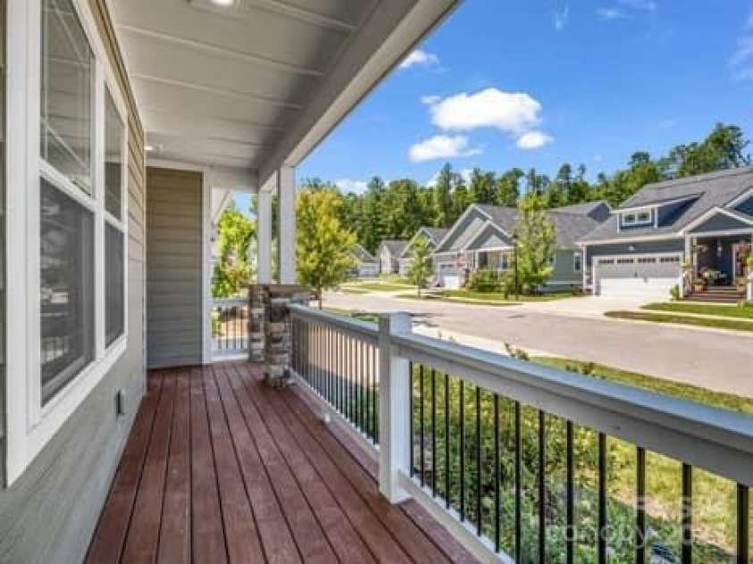 200 Leyland Circle, Hendersonville, NC 28792.  MLS# CAR4278739, YatesRealty ID 32614. Large Covered Front Porch to Enjoy Morning Coffee