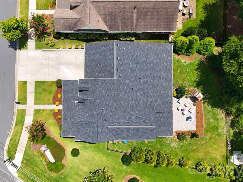 2702 Arsdale Road, Waxhaw, NC 28173.  MLS# CAR4287994, YatesRealty ID 32615. Large tree buffer and wide side yard offer additional privacy and space from the road with a premium location near the front of the subdivision.