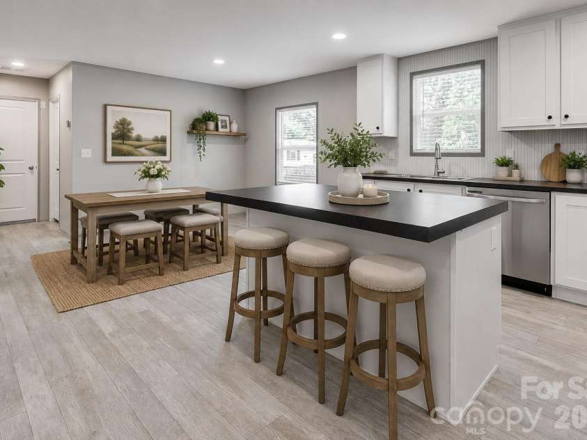 1848 Brittany Trail, Pleasant Garden, NC 27313.  MLS# CAR4394357, YatesRealty ID 32616. Virtually staged kitchen