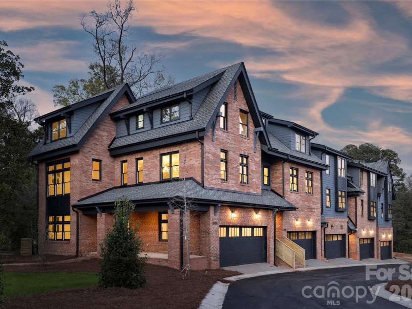 3131 Colyer Place, Charlotte, NC 28205.  MLS# CAR4392612, YatesRealty ID 32618. Front of community