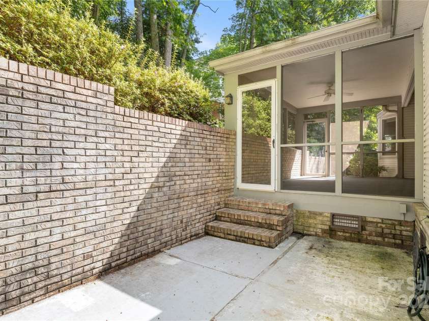131 Jenny Lind Drive, Hendersonville, NC 28791.  MLS# CAR4294642, YatesRealty ID 3262. Patio