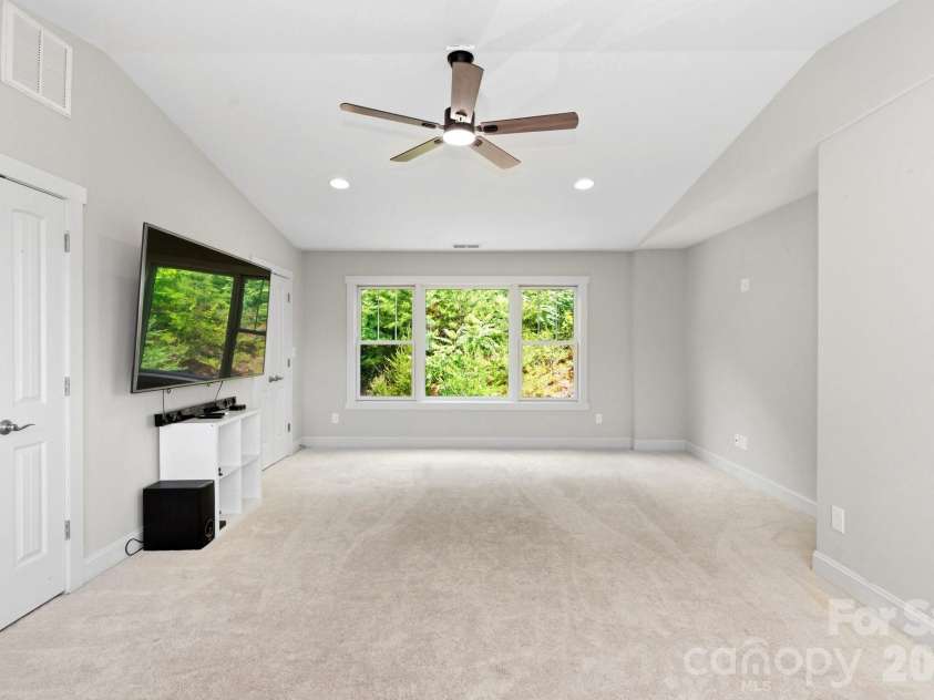 45 Barebridge Hills Drive, Asheville, NC 28804.  MLS# CAR4393566, YatesRealty ID 32625. Rec Room Upper Level
