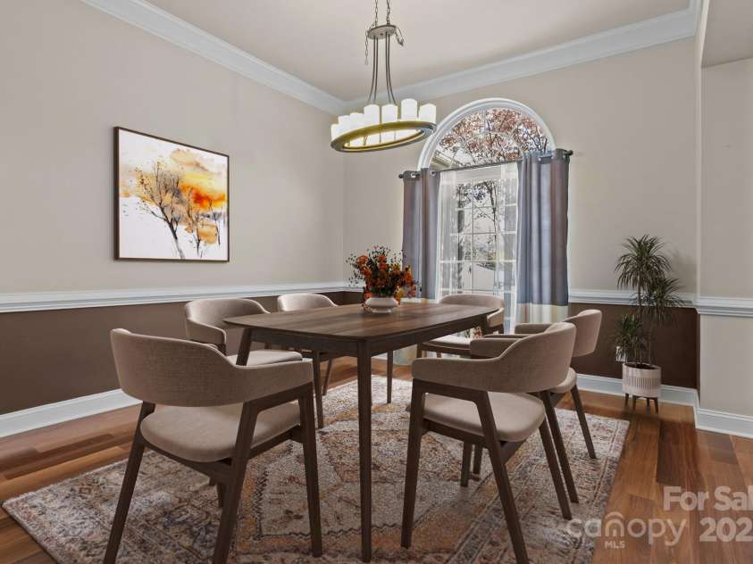 10179 Claybrooke Drive, Charlotte, NC 28262.  MLS# CAR4281474, YatesRealty ID 32627. Dining Room (virtually enhanced)