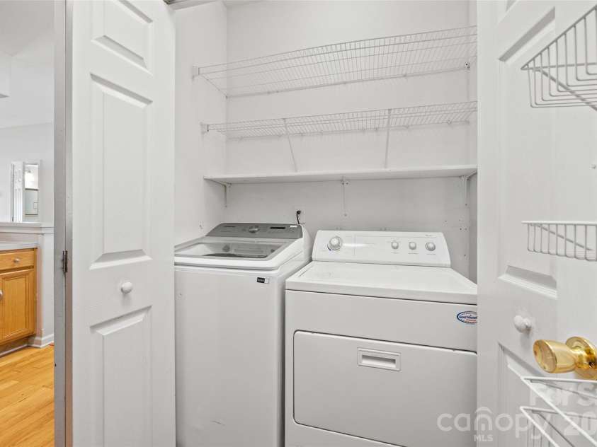 8244 Carob Tree Lane, Charlotte, NC 28215.  MLS# CAR4390168, YatesRealty ID 32627. Downstairs laundry