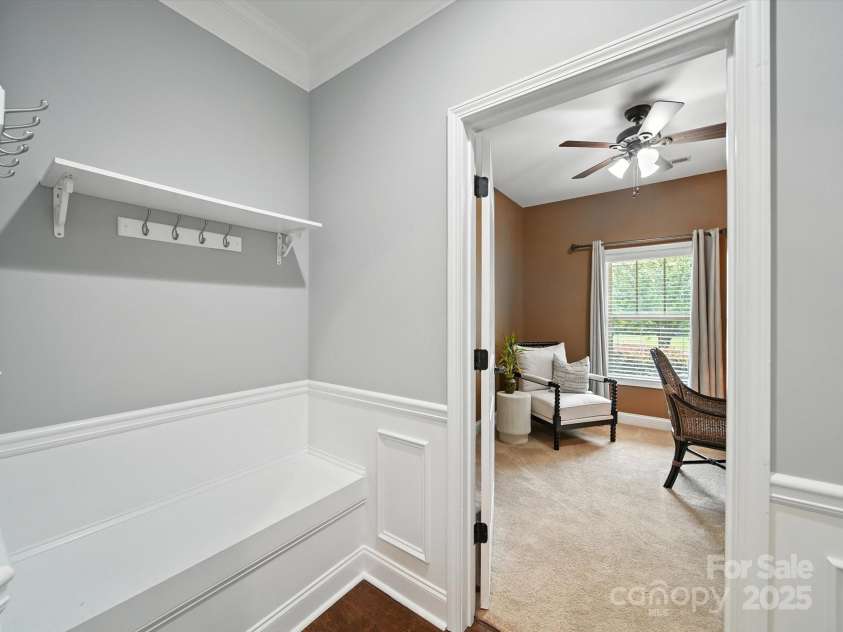 1402 Wynhurst Drive, Waxhaw, NC 28173.  MLS# CAR4290603, YatesRealty ID 32635. Drop zone off the 3 car garage.