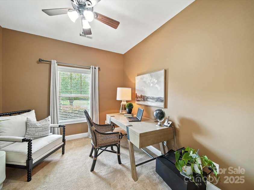 1402 Wynhurst Drive, Waxhaw, NC 28173.  MLS# CAR4290603, YatesRealty ID 32635. Main level study.