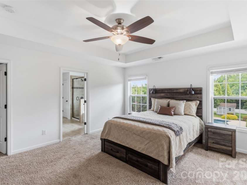 1241 Horsesugar Road, Clover, SC 29710.  MLS# CAR4360140, YatesRealty ID 32643. Owner Suite with Trey Ceiling