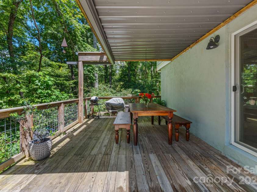 23 Pyfrom Drive, Swannanoa, NC 28778.  MLS# CAR4291544, YatesRealty ID 32645. Lower deck