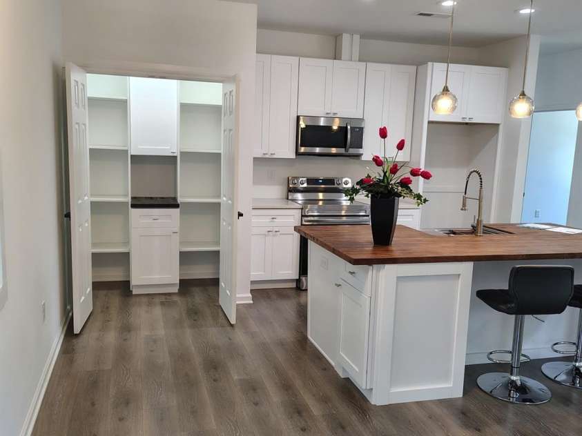 704 Harding Avenue, Kannapolis, NC 28083.  MLS# CAR4275588, YatesRealty ID 32647. Kitchen View with Pantry