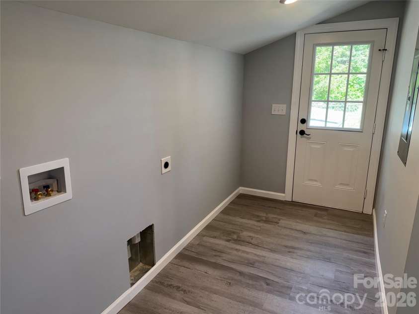 3812 Cliffside Road, Mooresboro, NC 28114.  MLS# CAR4393620, YatesRealty ID 32655. Laundry room
