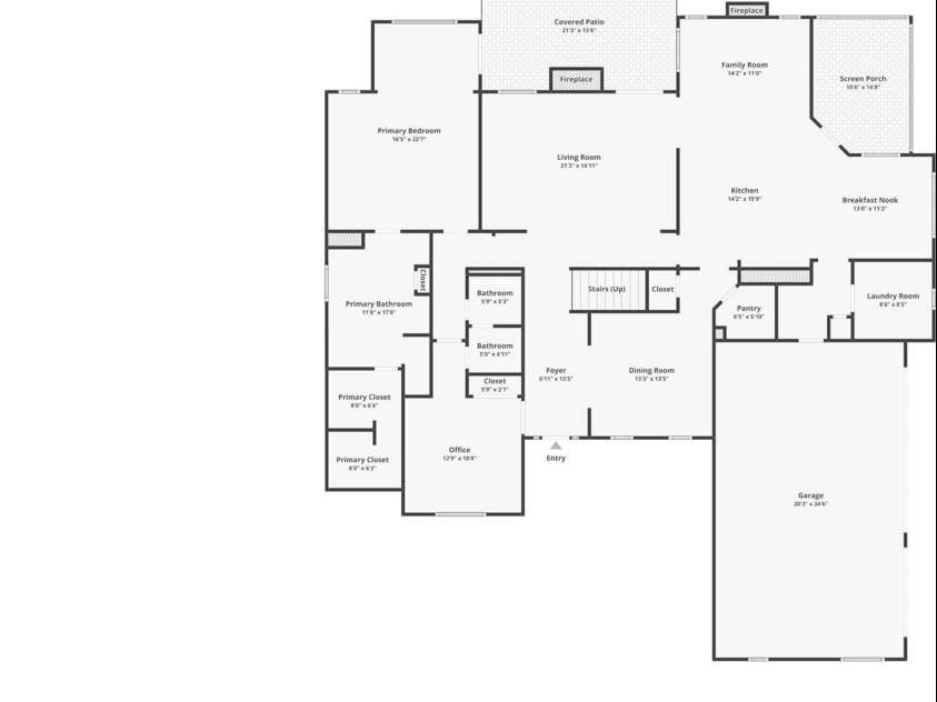 508 Hideaway Ridge Court, Matthews, NC 28105.  MLS# CAR4391252, YatesRealty ID 32660. Main Level