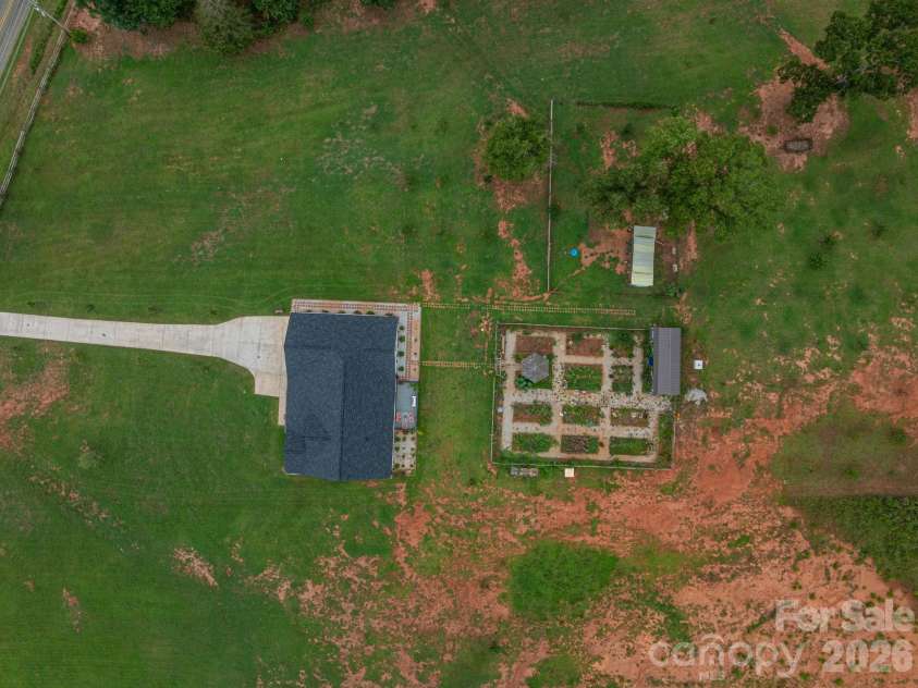 1484 Null Road, Lincolnton, NC 28092.  MLS# CAR4390106, YatesRealty ID 32663. Aerial View Overhead