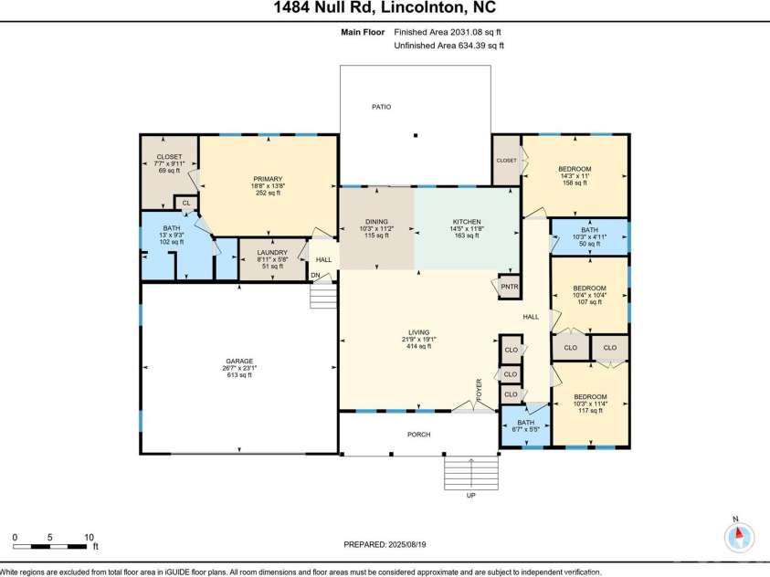 1484 Null Road, Lincolnton, NC 28092.  MLS# CAR4390106, YatesRealty ID 32663. Floor Plan