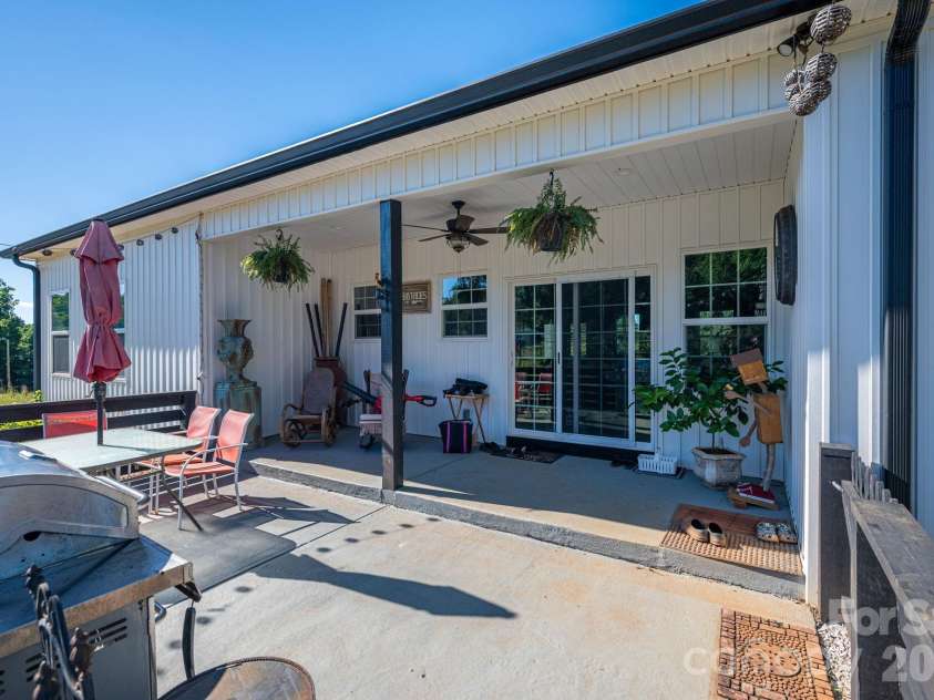 1484 Null Road, Lincolnton, NC 28092.  MLS# CAR4390106, YatesRealty ID 32663. Rear Porch and Patio