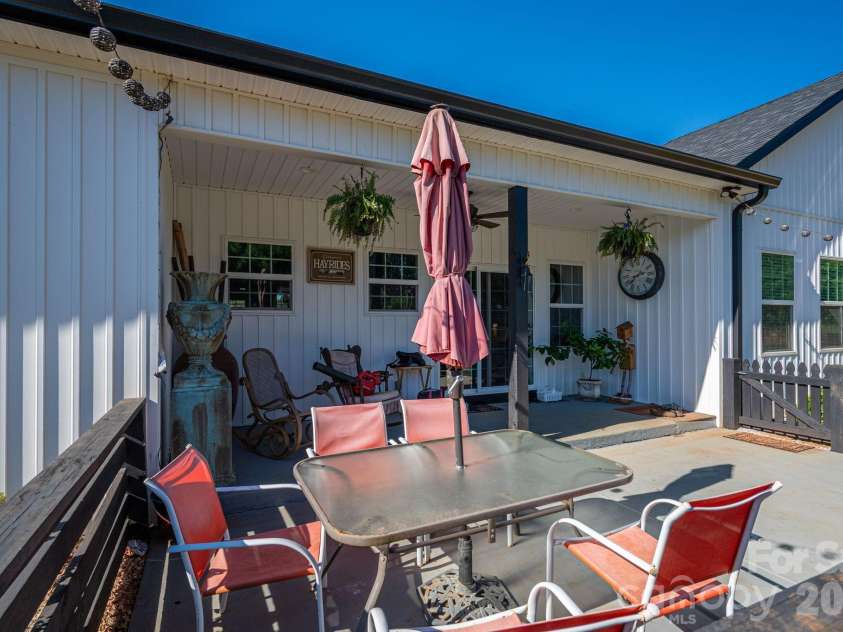 1484 Null Road, Lincolnton, NC 28092.  MLS# CAR4390106, YatesRealty ID 32663. Rear Porch & Patio