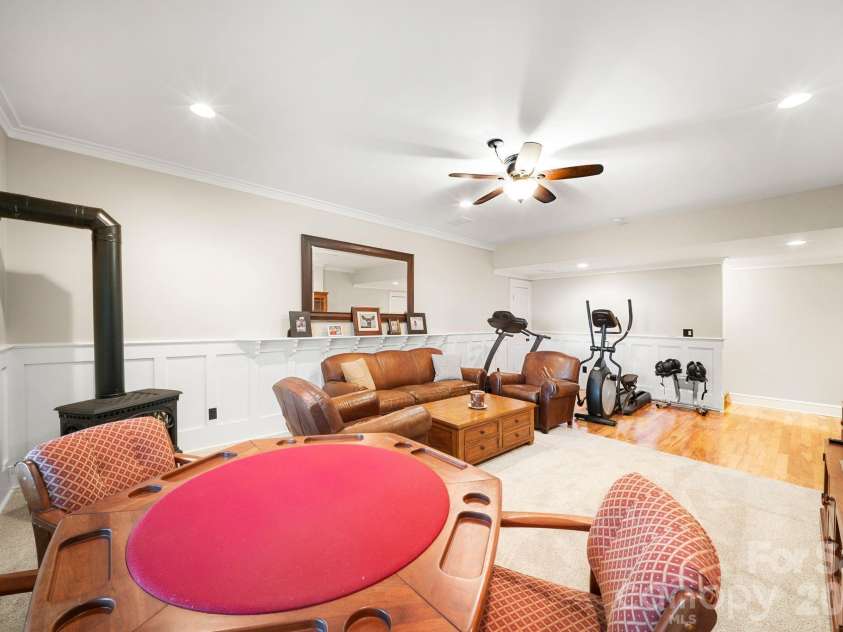 108 Flame Azalea Drive, Swannanoa, NC 28778.  MLS# CAR4394278, YatesRealty ID 32671. Lower - Entertaining Room
