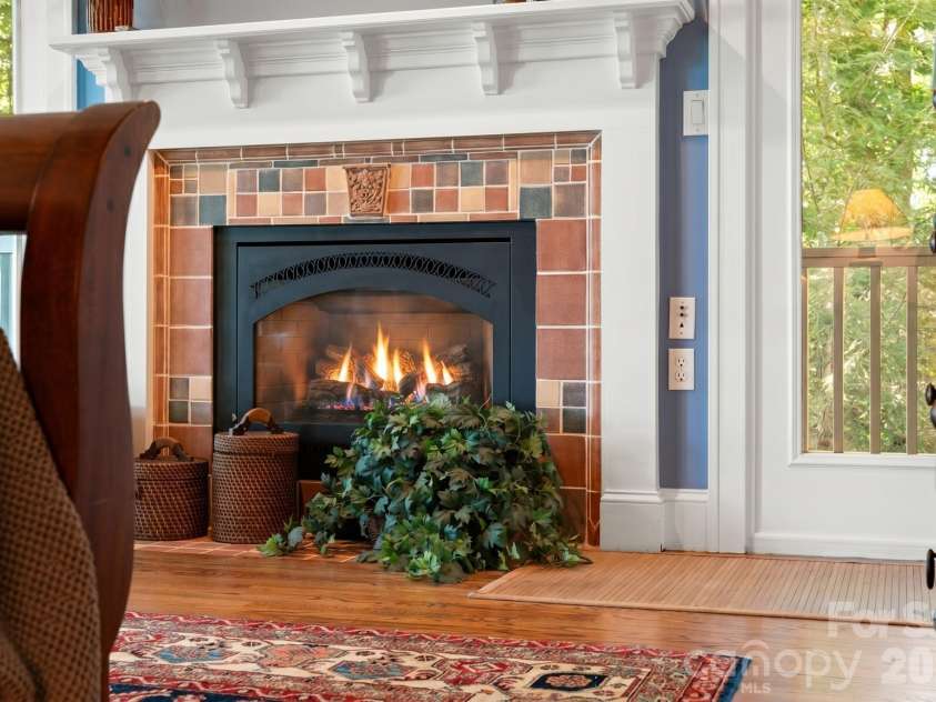 108 Flame Azalea Drive, Swannanoa, NC 28778.  MLS# CAR4394278, YatesRealty ID 32671. Primary Bedroom Fireplace - Upper