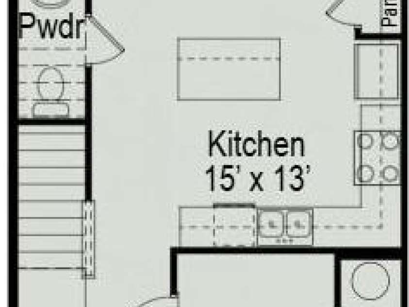 5620 Ringneck Road, Charlotte, NC 28216.  MLS# CAR4293241, YatesRealty ID 32671. Rutledge 1st Floor Layout
