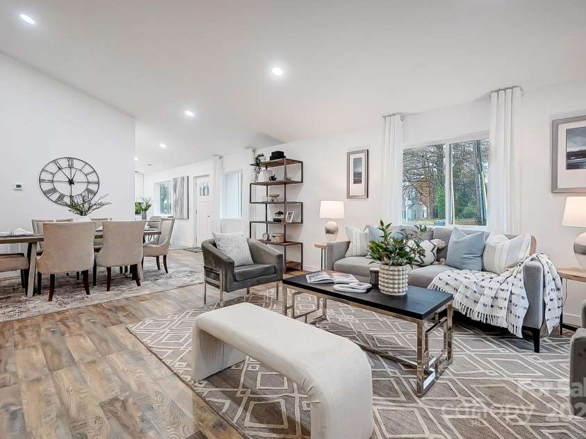 1410 Deborah Circle, Shelby, NC 28150.  MLS# CAR4207250, YatesRealty ID 327. Open Living Room