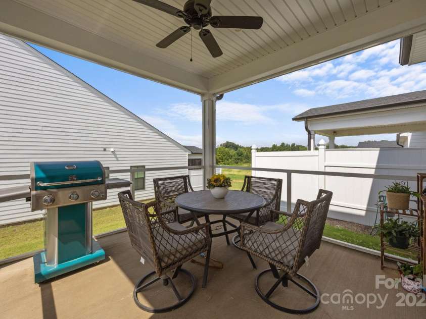 7005 Old Evergreen Parkway, Indian Trail, NC 28079.  MLS# CAR4287200, YatesRealty ID 32710. Screened in Patio